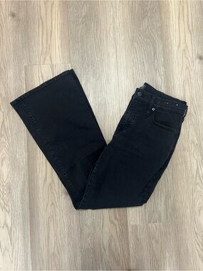 Madewell Skinny Flare Jeans Black Wash Size 30P NN749